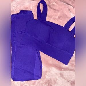 Purple yoga set nwt